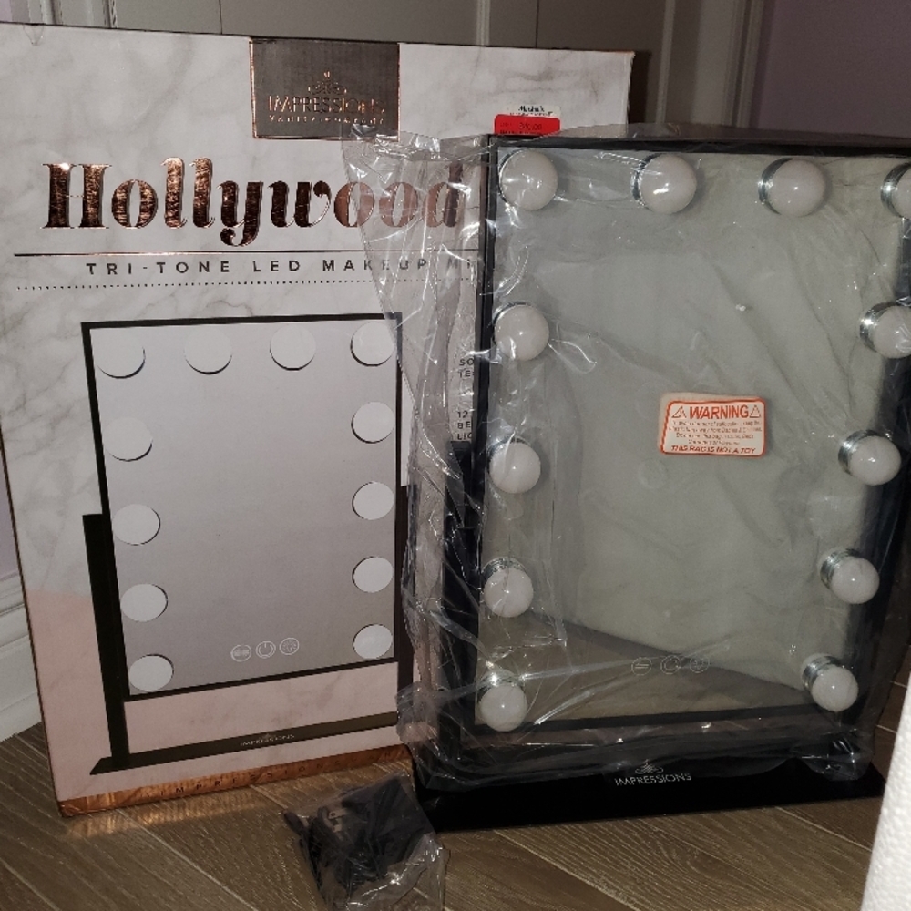Impressions Vanity Hollywood Tri-Tone LED Makeup Mirror